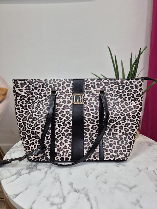 Duża torebka Laura Biaggi w print zdjęcie 1