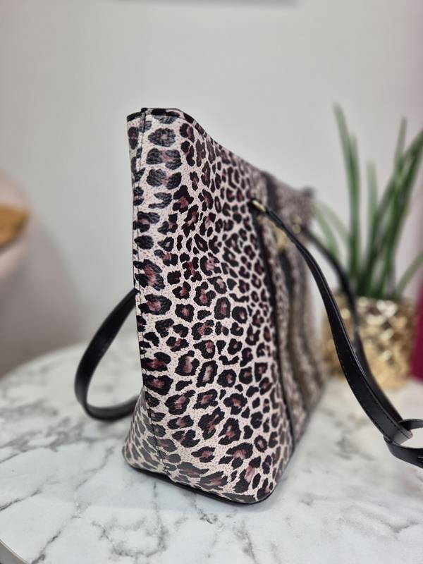 Duża torebka Laura Biaggi w print zdjęcie 3