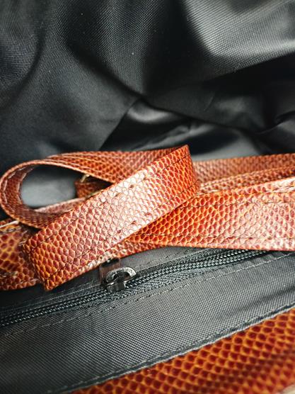 HIT Piękna półokrągła torebka Laura Biaggi brąz w minimalistycznym stylu zdjęcie 4