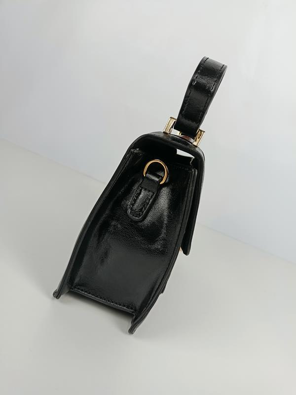 Piękna torebka Femestage czarna z dodatkiem brązowego zwierzęcego motywu zdjęcie 3