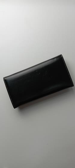 Duży czarny portfel GREGORIO gładki z suwaczkami w środku skóra naturalna