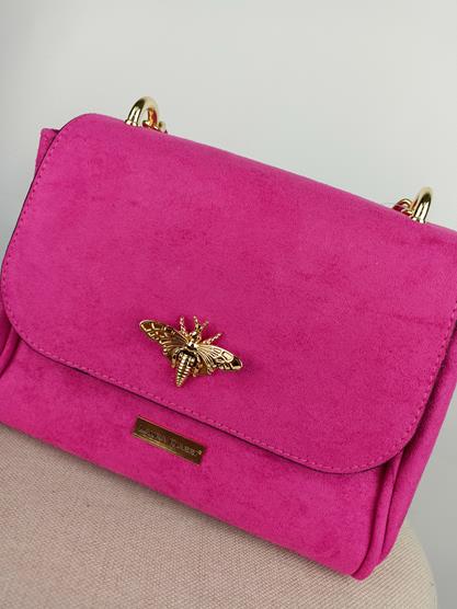 HIT cudowna pszczółka Laura Biaggi różowy ekozamsz zdjęcie 2