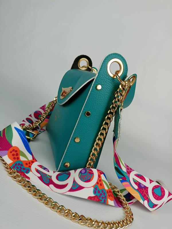 HIT piękna torebka rajski EGO-ptaszek w kolorze turkusowym zdjęcie 4