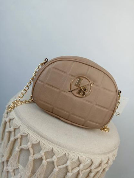 Piękna torebka maluszek Laura Biaggi karmelowy zdjęcie 1